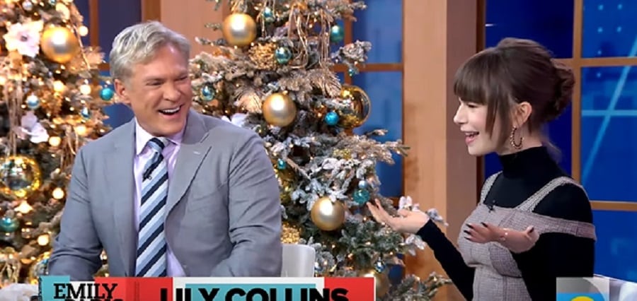 Sam Champion & Lily Collins [GMA | YouTube]