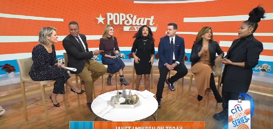 Today Co-Hosts Sit While Janet Jackson Stands [Today Show | YouTube]