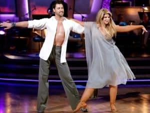 Maks Chmerkovksiy and Kirstie Alley from Instagram