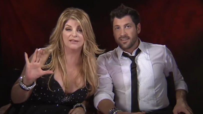 Kirstie Alley and Maks Chmerkovskiy from YouTube