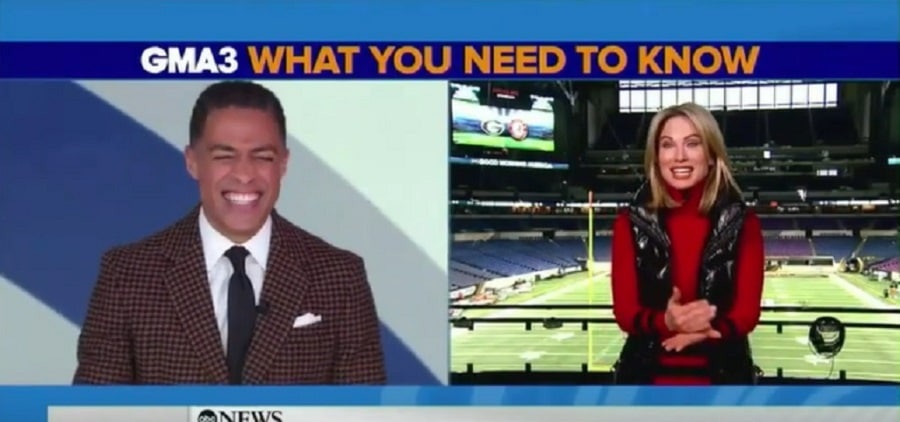 TJ Holmes & Amy Robach Talk College Football [GMA | YouTube]