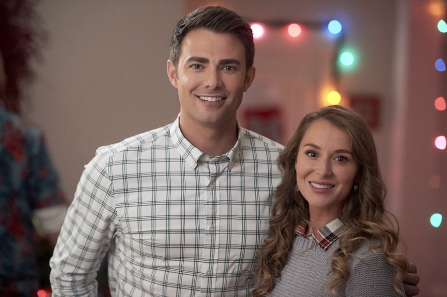 Photo: Jonathan Bennett, Alexa PenaVega Credit: ©2018 Crown Media United States LLC/Photographer: Fred Hayes