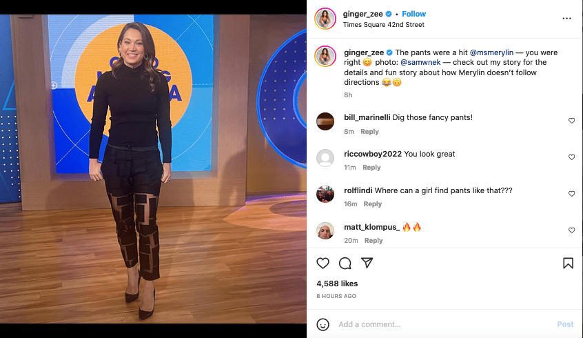 Ginger Zee New Outfit [Ginger Zee | Instagram]