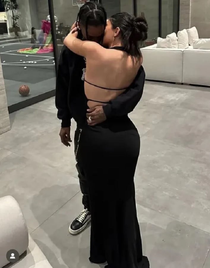Travis Scott Holds Kylie Jenner [Kylie Jenner | Instagram]