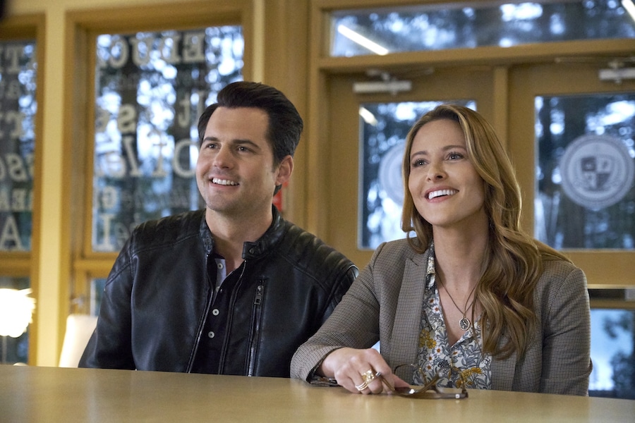 Hallmark Photo: Kristoffer Polaha, Jill Wagner Credit: ©2019 Crown Media United States LLC/Photographer: Kailey Schwerman