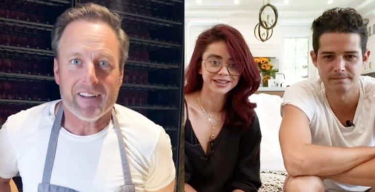 chris harrison, sarah Hyland and wells adams via youTube