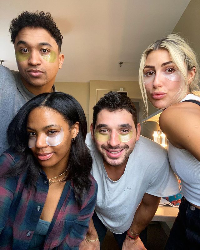 Brandon Armstrong, Britt Stewart, Alan Bersten, and Emma Slater from Instagram