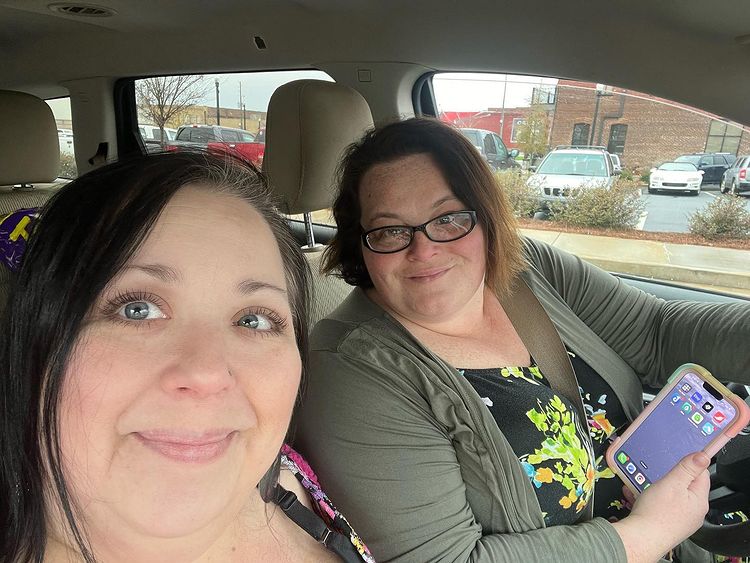 Meghan Crumpler and Tina Arnold from 1000-Lb. Best Friends, Instagram