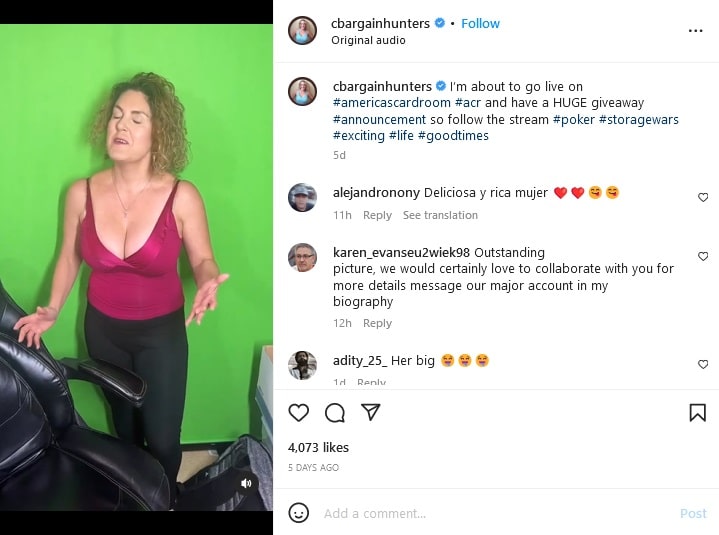 Casey Nezhoda Shows Cleavage [Casey Nezhoda | Instagram]