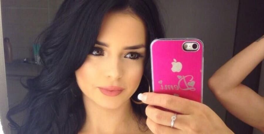 Demi Rose Snaps Selfie On Phone [Demi Rose | Instagram]