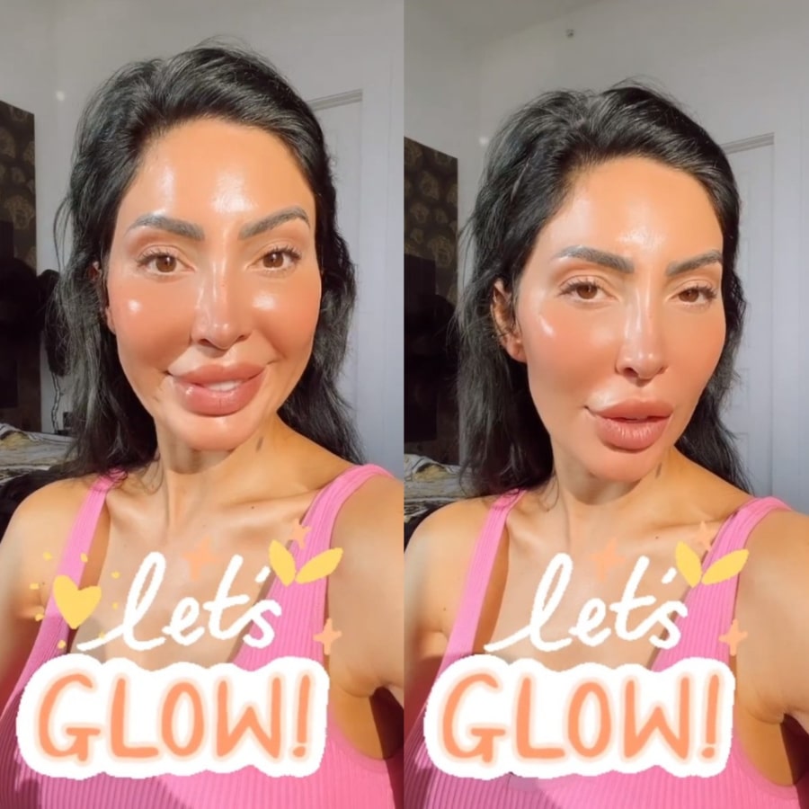 Farrah Abraham Shows Off Glowing Skin [Source: Farrah Abraham - Instagram Stories]