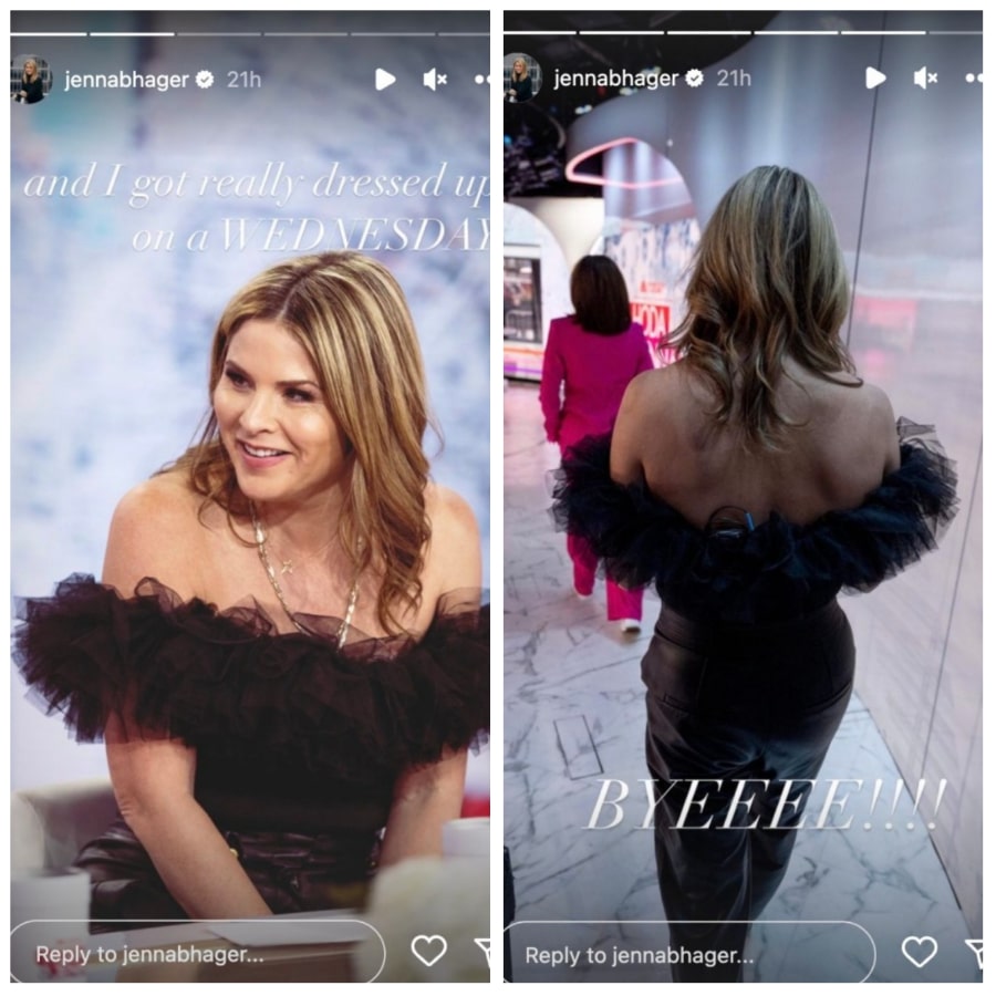 Jenna Bush Hager [Source: Jenna Bush Hager | Instagram Stories]