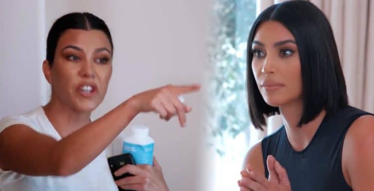 Kourtney Kardashian Post Raises Eyebrows, Slap In Sister’s Face?