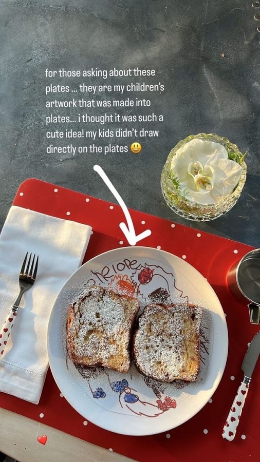 Kourtney Kardashian Explains Dishware [Kourtney Kardashian | Instagram Stories]