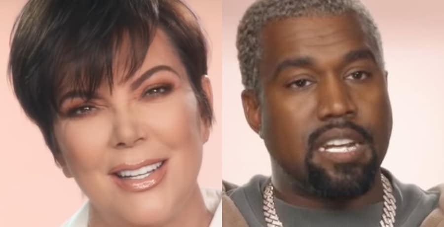 Kris Jenner & Kanye West [Source: YouTube]