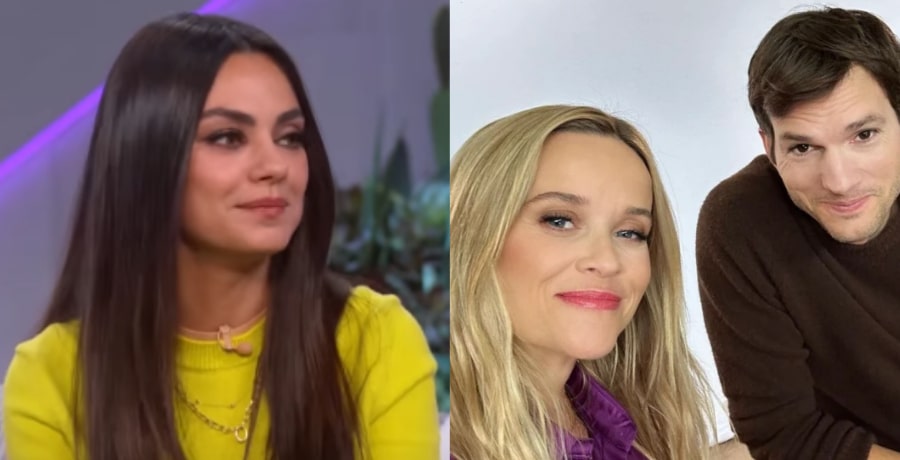 Left: Mila Kunis, Right: Reese Witherspoon & Ashton Kutcher