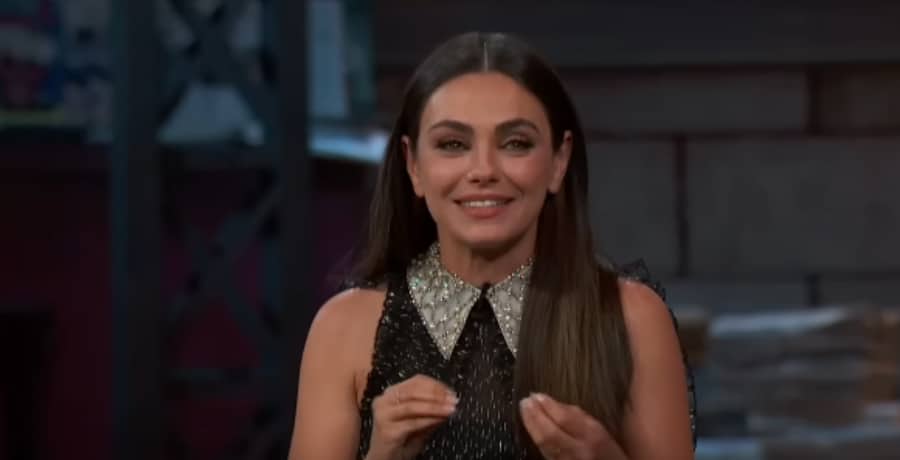 Mila Kunis On Jimmy Kimmel Live [Source: YouTube]