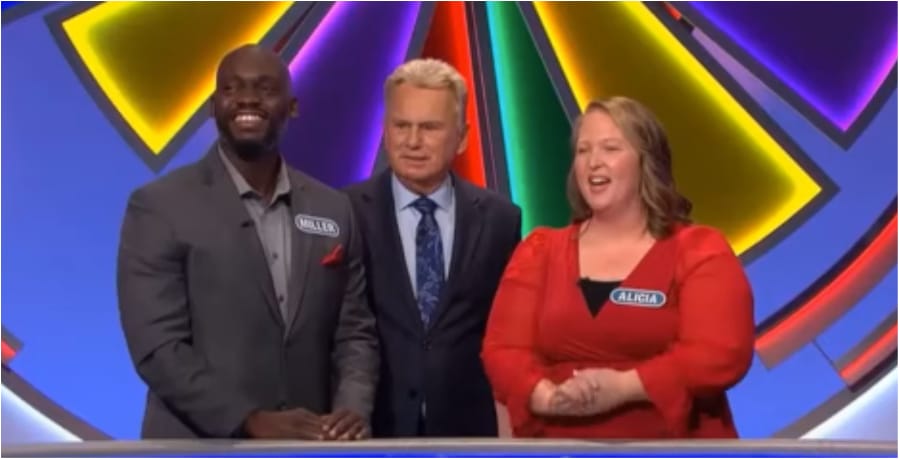 Pat Sajak With Alicia & Miller [Source: YouTube]