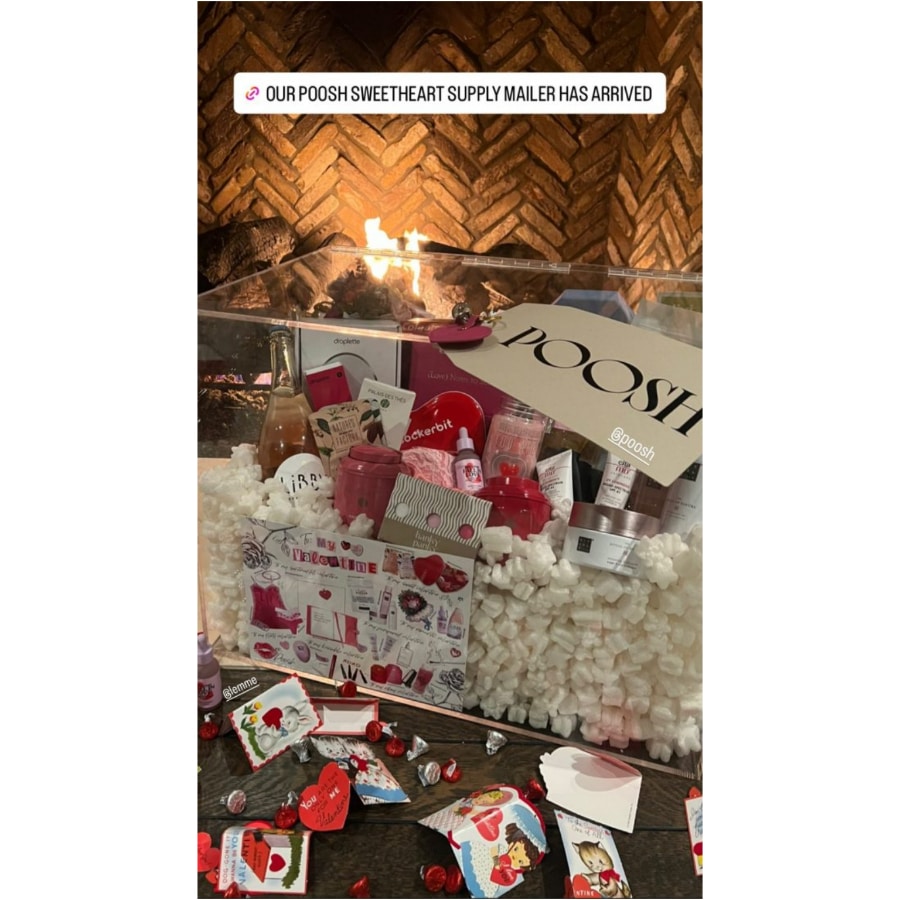 Kourtney Kardashian Promotes $1k Gift Basket [Source: Kourtney Kardashian  - Instagram Stories]