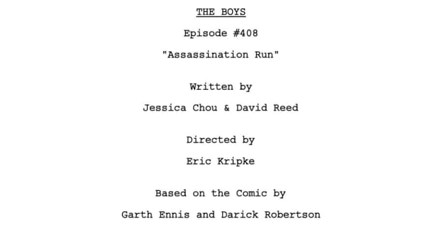the boys season 4 finale script