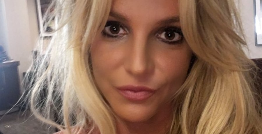 Britney Spears Wears Rhinestone Bodysuit [Source: Britney Spears - Instagram]