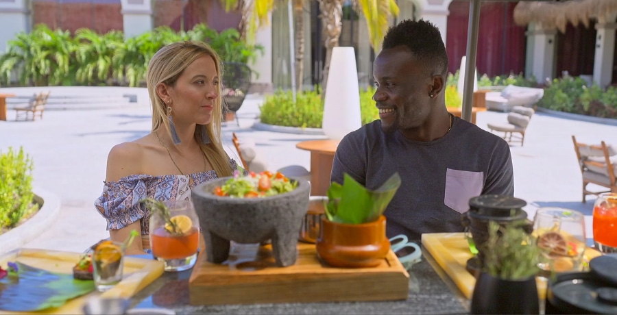 Chelsea and Kwame on Love is Blind / Netflix screencap