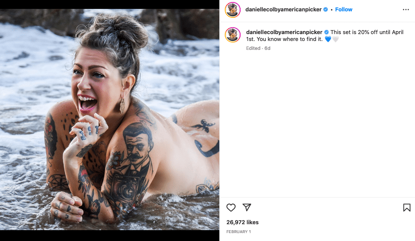 Danielle Colby Poses Nude In Waters [Source: Danielle Colby - Instagram]