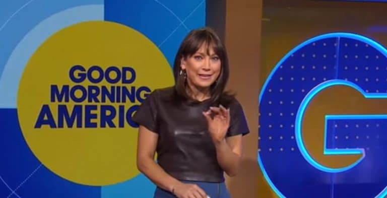 Ginger Zee Shows Off Tiny Waist In Sexy Leather Skirt