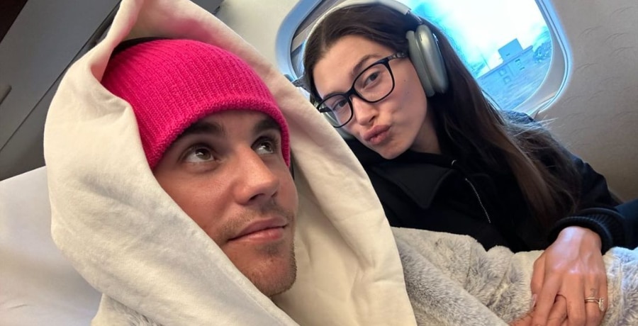 Justin Bieber & Hailey Take Flight [Source: Justin Bieber - Instagram]