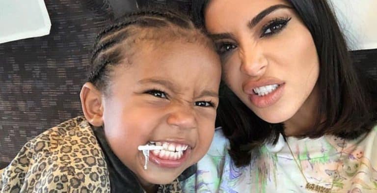Kim Kardashian’s Son Saint, 7, Free & Rowdy In Hotel Halls