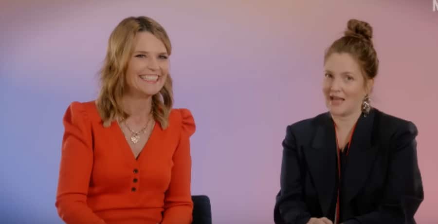 Savannah Guthrie & Drew Barrymore [Source: YouTube]