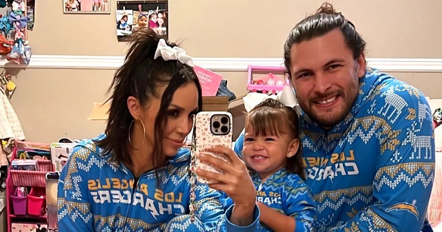 Scheana Shay & Brock Davies With Summer Moon [Scheana Shay - Instagram]