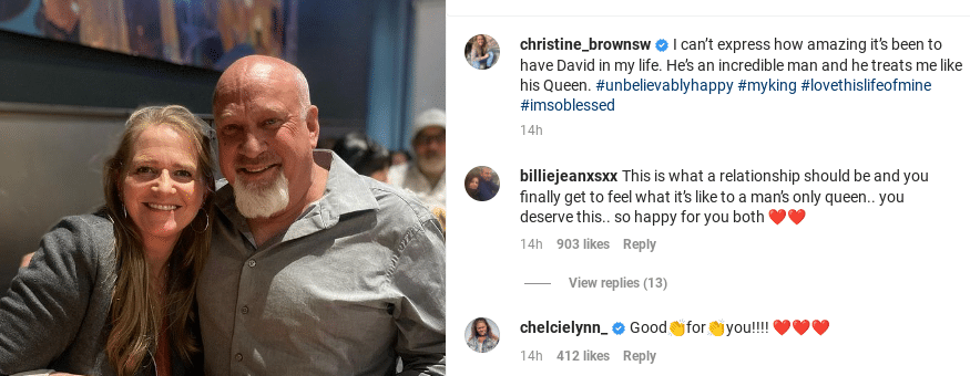 David Wooley - Christine Brown - Instagram