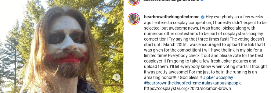 Bear Brown - Instagram
