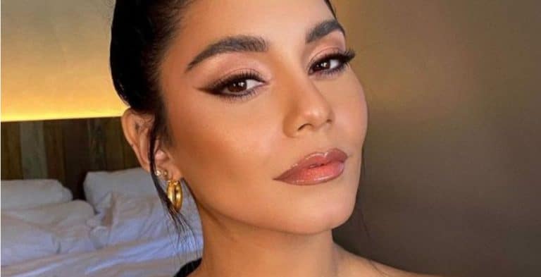 Vanessa Hudgens Gives Eye-Full Of Cleavage In Plunging Dress