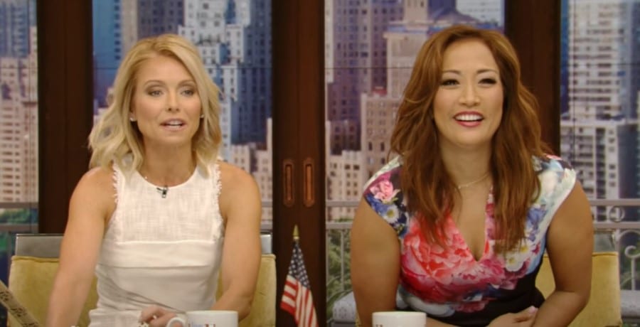 Carrie Ann Inaba and Kelly Ripa from Live! With Kelly and Ryan