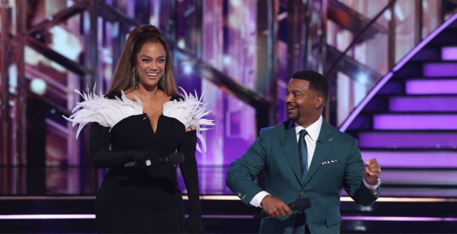 Tyra Banks and Alfonso Ribeiro from DWTS, Instagram