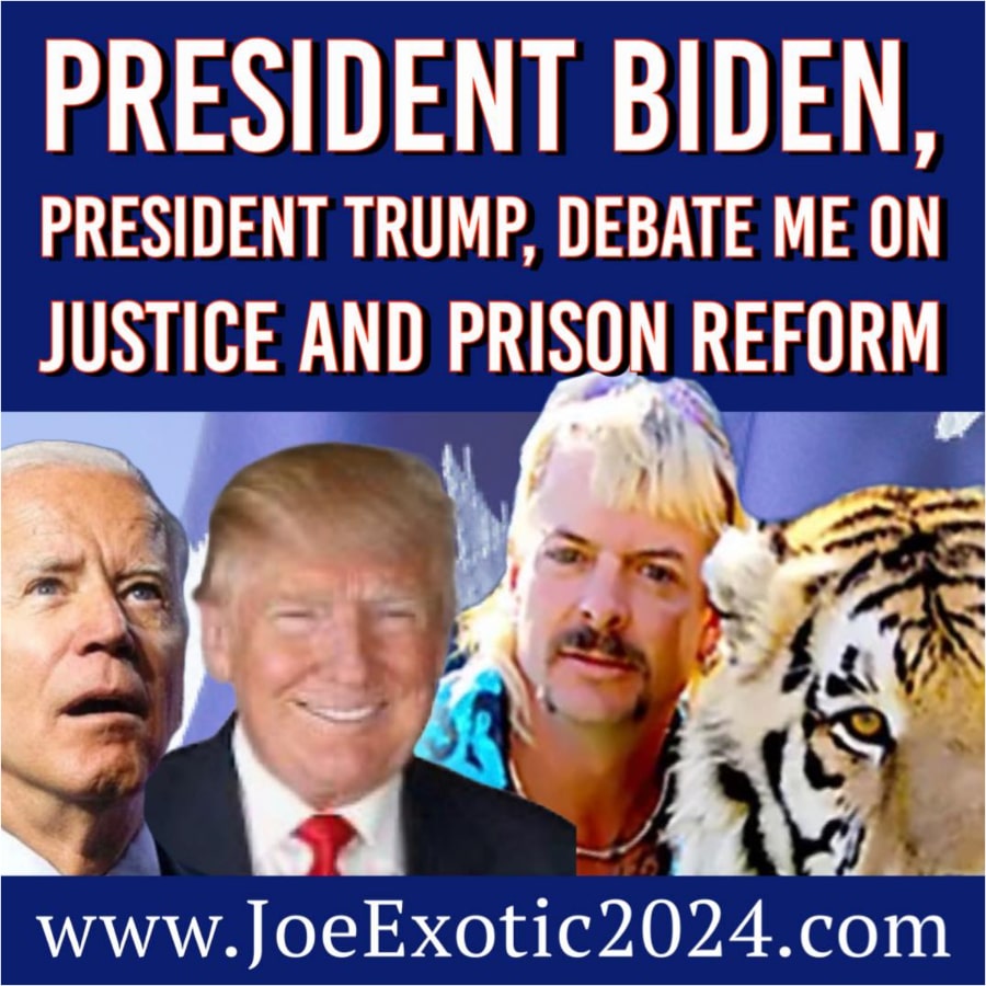 joe exotic tiger king donald trump joe biden presidential debate