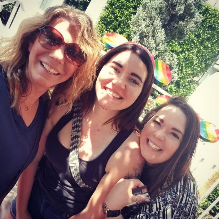Leon Brown, Audrey Kriss, and Meri Brown from Meri's Instagram