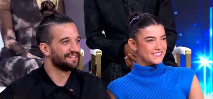 Mark Ballas and Charli D'Amelio from Good Morning America