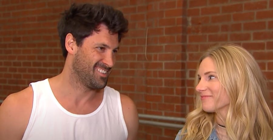 Maks Chmerkovskiy and Heather Morris, Access Hollywood