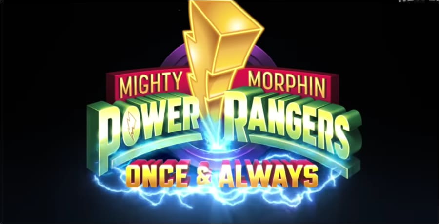 mighty morphin power ranger once and always logo