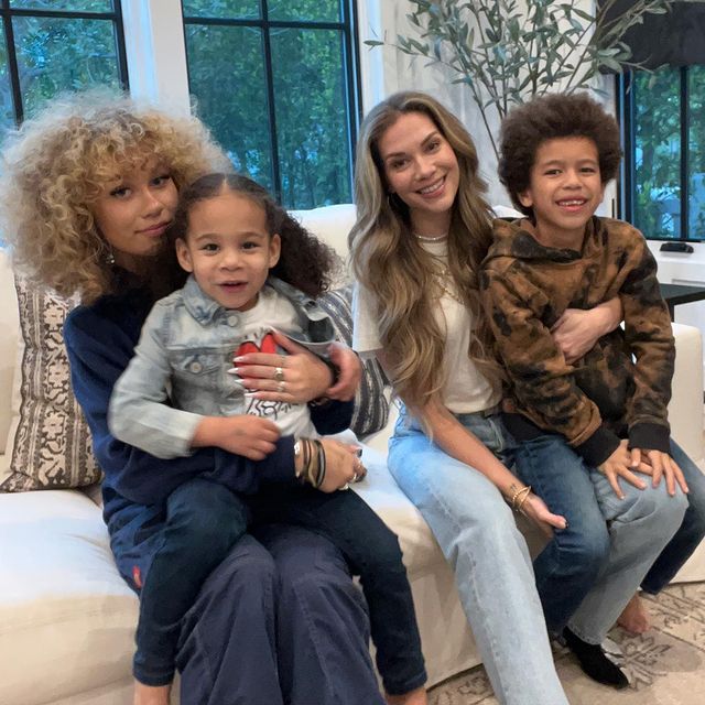 tWitch, Allison Holker Boss, and their three children, from Instagram
