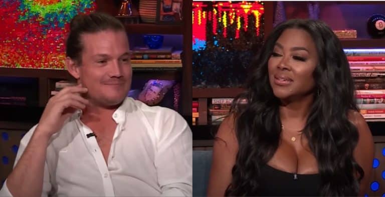 Gary King & Kenya Moore On WWHL [Source: YouTube]