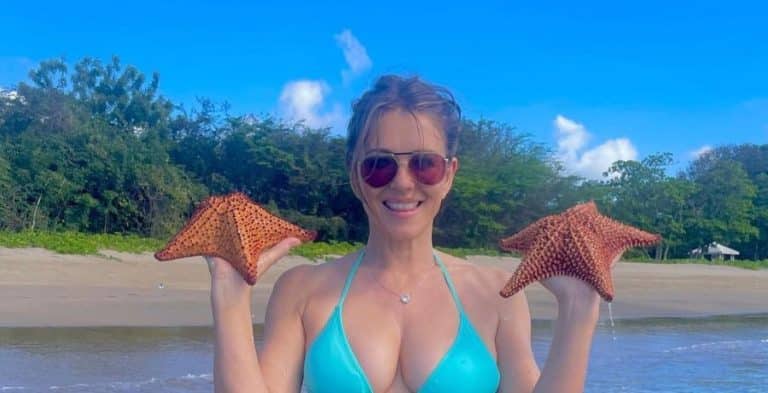 ‘Luscious’ Elizabeth Hurley, 57, Flaunts Abs In Tiny Bikini