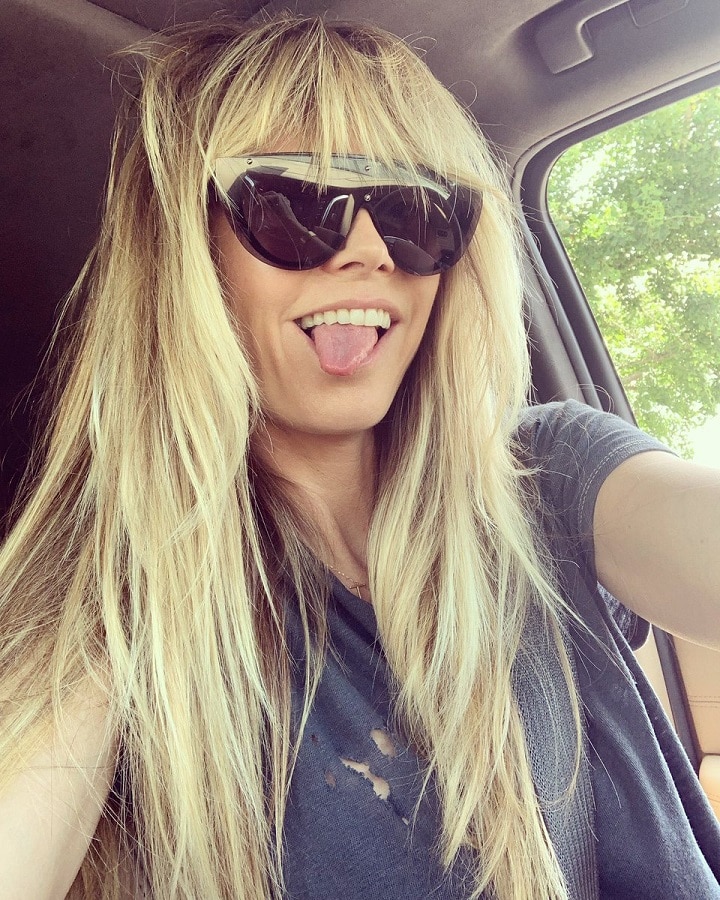 Heidi Klum Car Selfie [Source: Heidi Klum - Instagram]