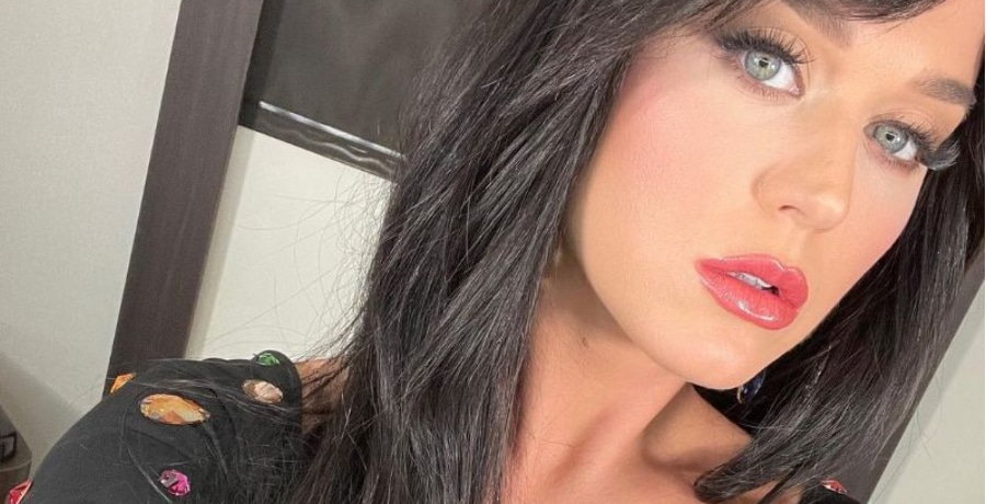 Katy Perry Shows Off Ruby Red Lips [Source: Katy Perry - Instagram]