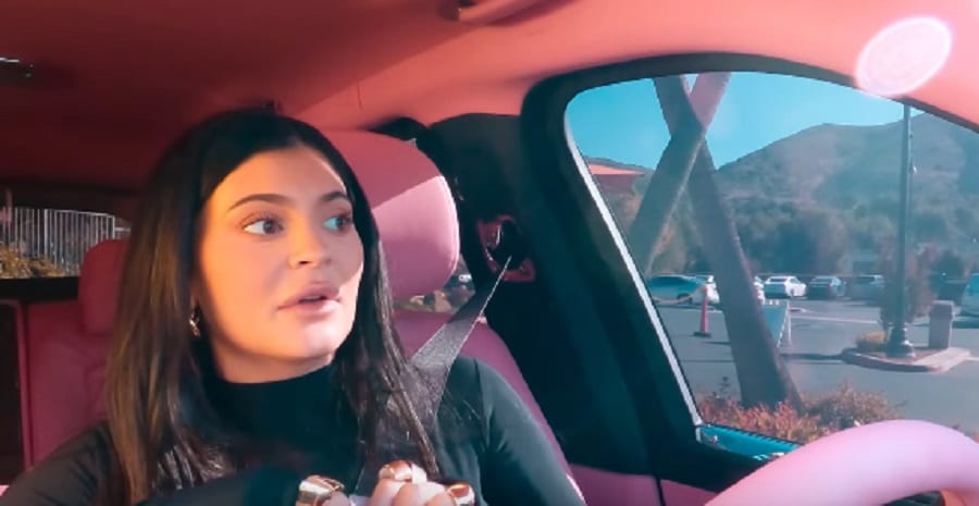 Kylie Jenner Goes For A Drive [Source: YouTube]