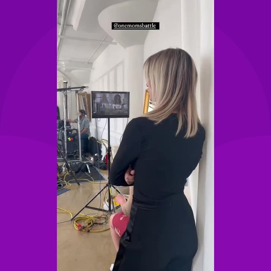 Lala Kent On Set Of ABC Special [Source: Lala Kent - Instagram Stories]