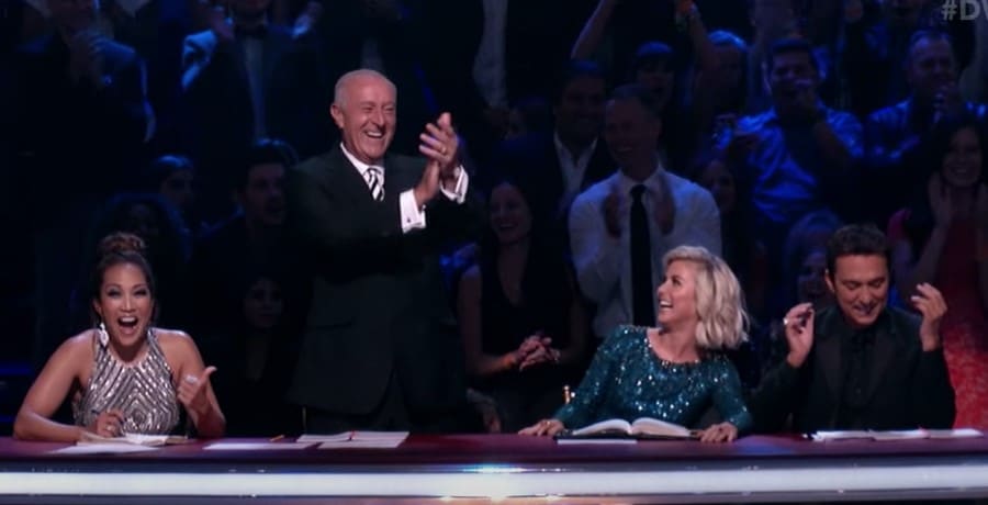 Carrie Ann Inaba, Len Goodman, Julianne Hough, and Bruno Tonioli from DWTS, ABC